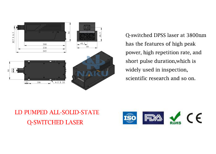 3800nm Passively Q-switched Laser